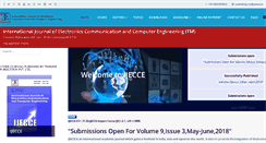 Desktop Screenshot of ijecce.org